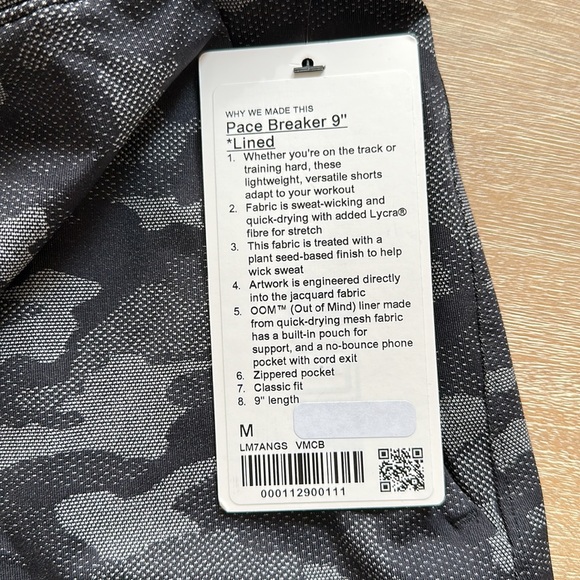 Lululemon Pace Breaker 9” *Lined VMCB - Picture 8 of 10
